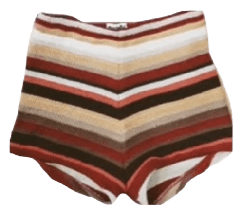 Striped Micro Shorts