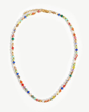 Short Beaded Necklace | 18ct Gold Plated | Missoma