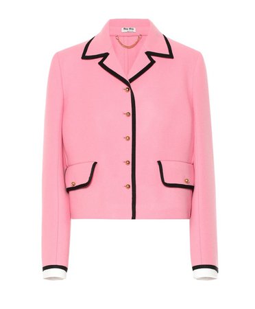 pink blazer suit