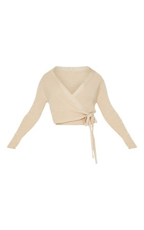 Stone Wrap Knitted Cardigan | Knitwear | PrettyLittleThing