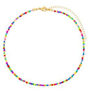 Rainbow Beaded Choker | Adina's Jewels