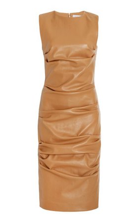 Leather Mini Dress By Michael Kors Collection | Moda Operandi