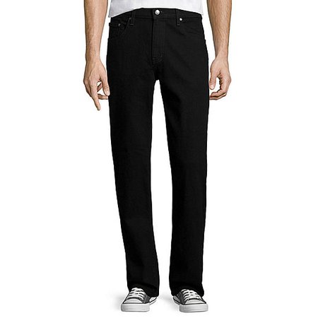 Arizona Mens Mid Rise Stretch Straight Relaxed Fit Jean - JCPenney