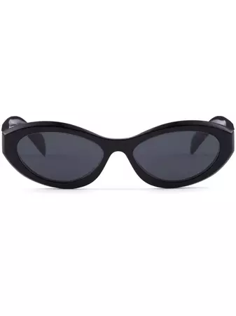 Prada Eyewear Symbole oval-frame Sunglasses - Farfetch