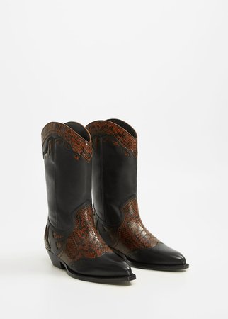 Zara snake boots