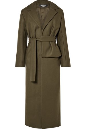 Jacquemus | Aissa belted wool-blend coat | NET-A-PORTER.COM