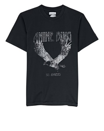 Anine Lili Printed Organic Cotton T-Shirt | INTERMIX®