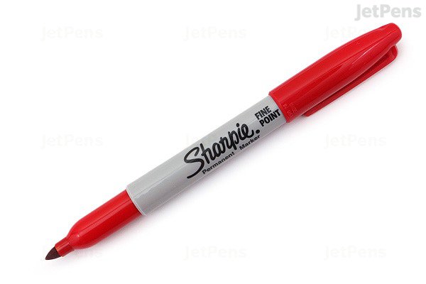 Sharpie Permanent Marker - Fine Point - Red | JetPens
