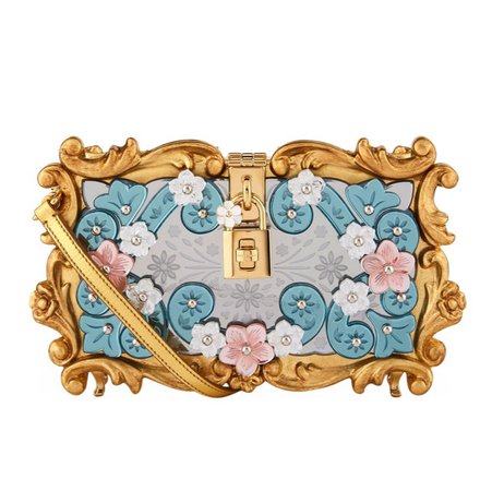 D&G Floral Padlock Clutch bag $6500