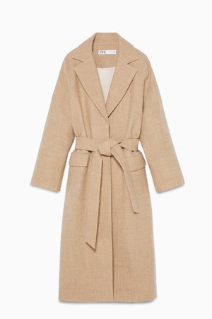 LIMITED EDITION BELTED WOOL COAT | ZARA United States