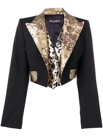 Dolce & Gabbana Cropped Blazer | Farfetch.com