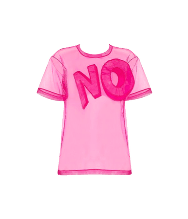 Viktor & Rolf Tulle NO T-Shirt in Hot Pink (SuHi edit)