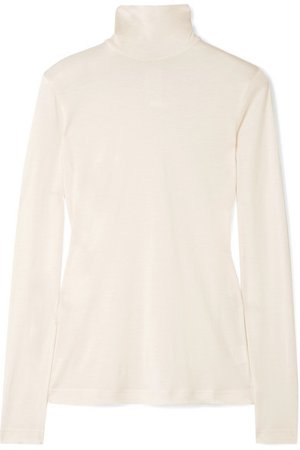 Akris | Cashmere and silk-blend turtleneck sweater | NET-A-PORTER.COM