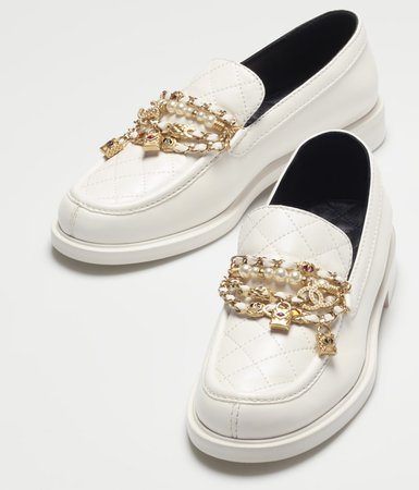 Loafers - Lambskin & jewelry — Fashion | CHANEL