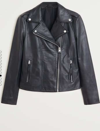 mango leather jacket