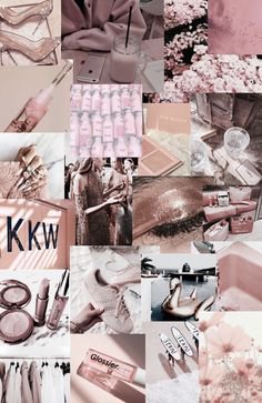 #collage #pink #blush #aesthetic #quotes #gold #brown #wallpaper #background | Aesthetic backgrounds, Aesthetic tumblr backgrounds, Quote aesthetic