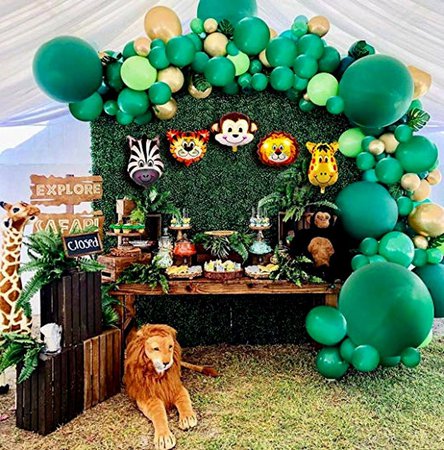 106pcs Animal Balloons Garland Kit Jungle Safari Theme Party | Etsy