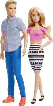 Amazon.com: Barbie Dolls, Barbie and Ken Doll 2-Pack Featuring Blonde Hair and Bright Colorful Clothes, Kids Toys (Amazon Exclusive) : Toys & Games