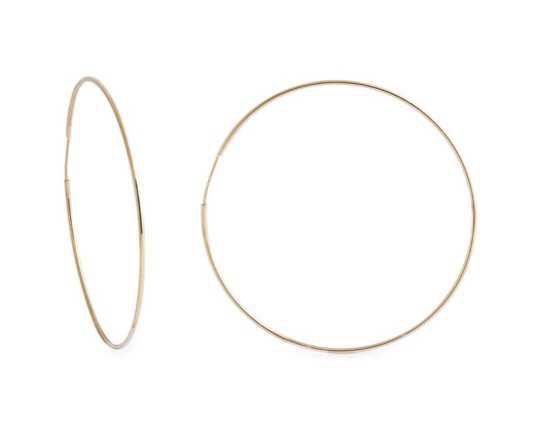 Thin Gold Hoops