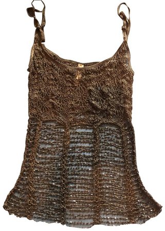 Victoria's Secret Black Crochet Tank Top/Cami Size 4 (S) - Tradesy