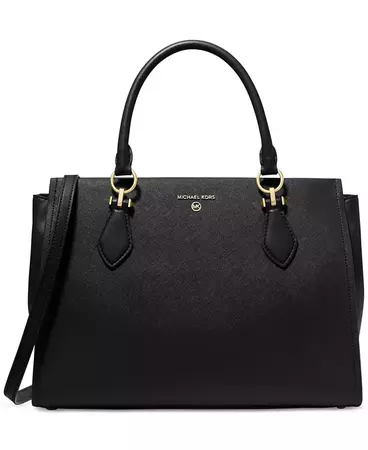 Michael Kors Leather Marilyn Large Satchel & Reviews - Handbags & Accessories - Macy's