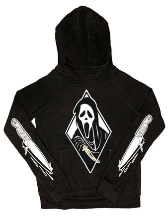 *clipped by @luci-her* Ghostface Hoodie (Full Length - Unisex) - Vera's Eyecandy