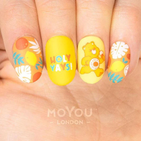 sunshine bear nails