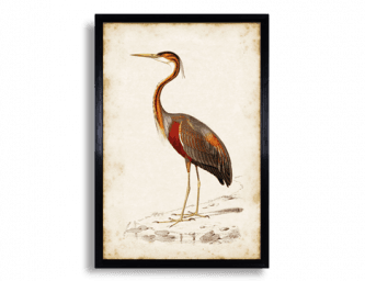 Wall Art - Nature Heron | Timothy Oulton | Timothy Oulton