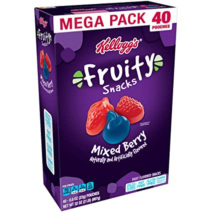 Amazon.com: Fruity Snacks, Mixed Berry, 40 Count: Prime Pantry