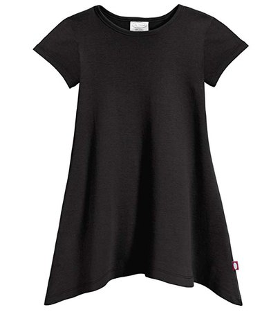 Amazon.com: City Threads Girls' Shark Bite Short Sleeve Tunic Top Blouse Shirt Stylish Modern All Cotton For Sensitive Skins SPD Sensory Friendly, Black, 7: Clothing