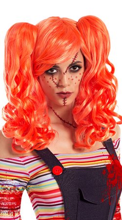 Killer Doll Wig, Harlequin Wig - Yandy.com