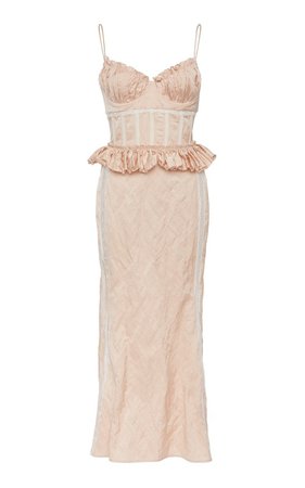 Orely Peplum Taffeta Dress by Brock Collection | Moda Operandi