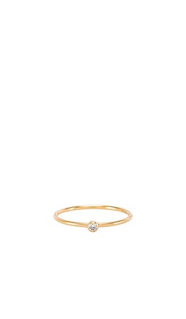 Natalie B Jewelry Gio Plain Stacking Ring in Gold | REVOLVE