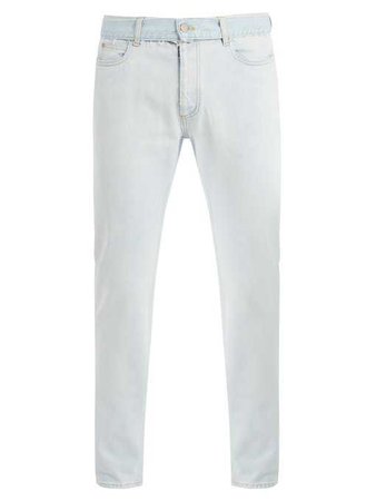 Mid-rise super-bleached denim jeans | Maison Margiela | MATCHESFASHION.COM FR