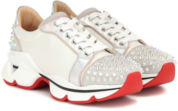 Orlato studded leather sneakers