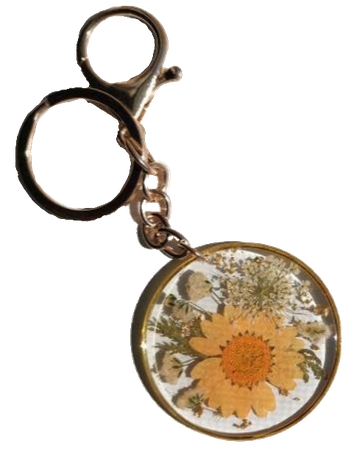 sunflower keychain