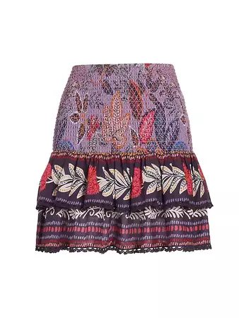 Shop Farm Rio Wild Night Ruffled Miniskirt | Saks Fifth Avenue