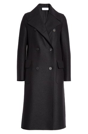 Harris Wharf London Double Breasted Wool Military Coat | Nordstrom