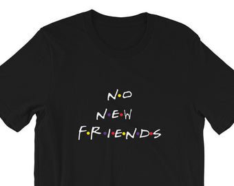 Friends Logo Crop Top T-Shirt Women's S-2XL | Etsy