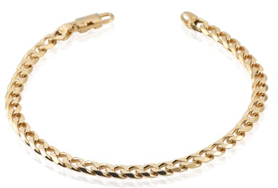 men gold bracelet