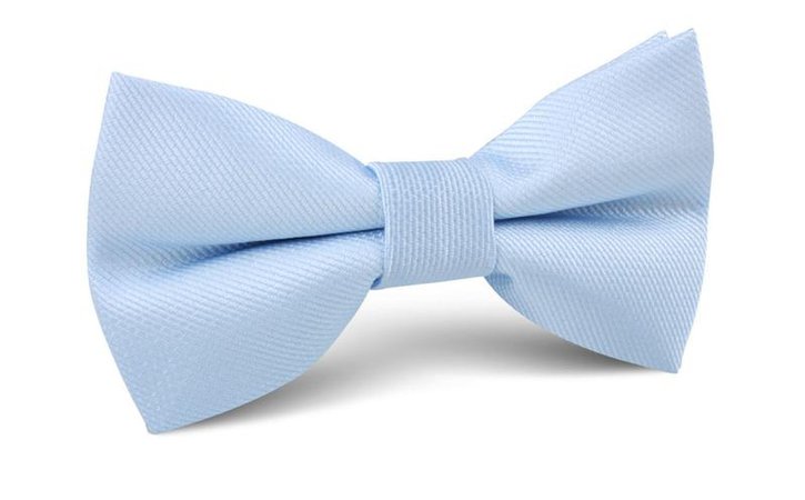Dusty Ice Blue Weave Bow Tie | David's Bridal Men's Bowties | OTAA