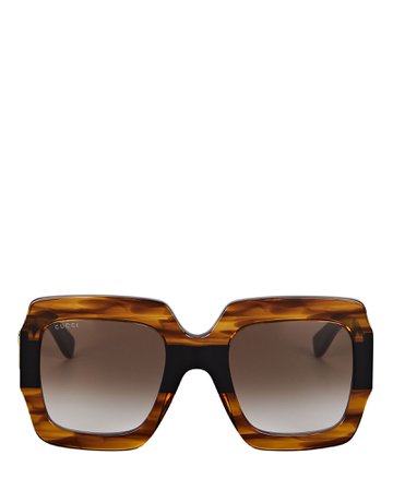 Gucci Oversized Square Sunglasses | INTERMIX®