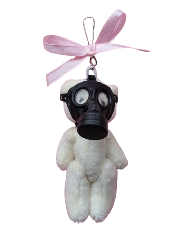 [undeadjoyf] gas mask plushy keychains