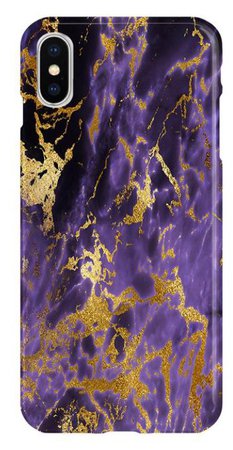 purple & gold iPhone