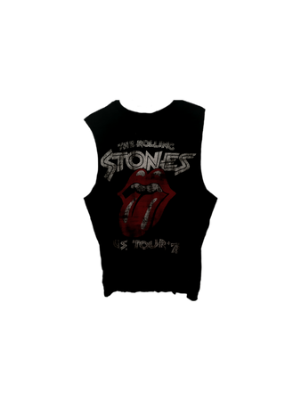 rolling stones tour 78 sleeveless shirt