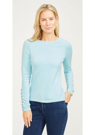Aqua Jamey Sweater - Women New Arrivals | JMcLaughlin.com