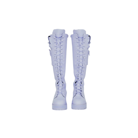 Sugar Thrillz | Pocket Combat Boots - Pastel Periwinkle (Dei5 edit)