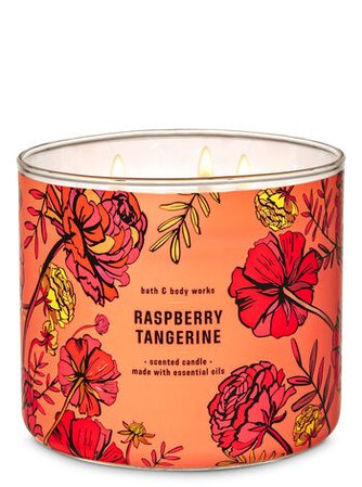 Raspberry Tangerine 3-Wick Candle | Bath & Body Works