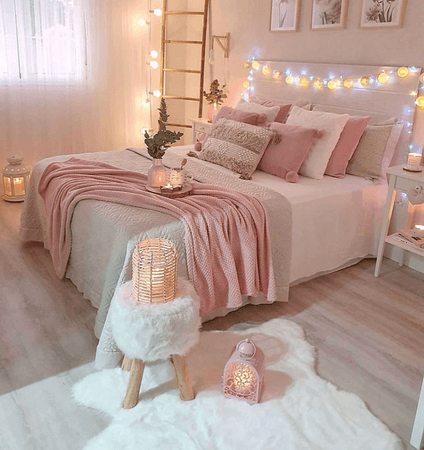 bedroom for girls/ pink/kids
