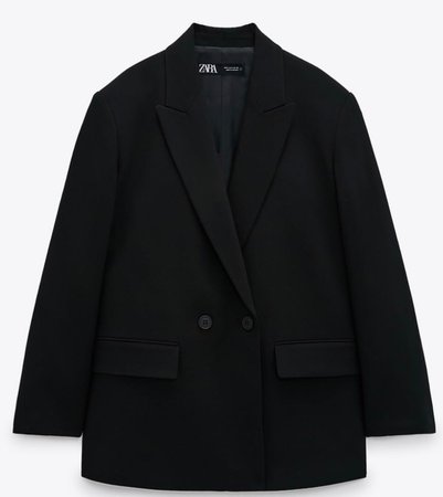 Zara black oversized blazer